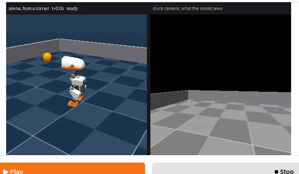 Screenshot of the Laya Vision plays find-and-kick demo